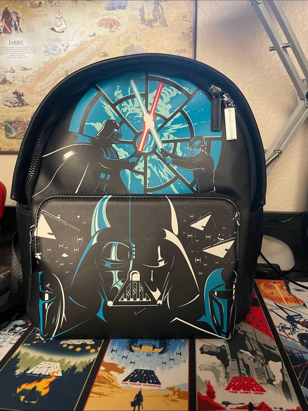 AVAILABLE Star Wars Mini Backpack-Luke and Darth Vader
